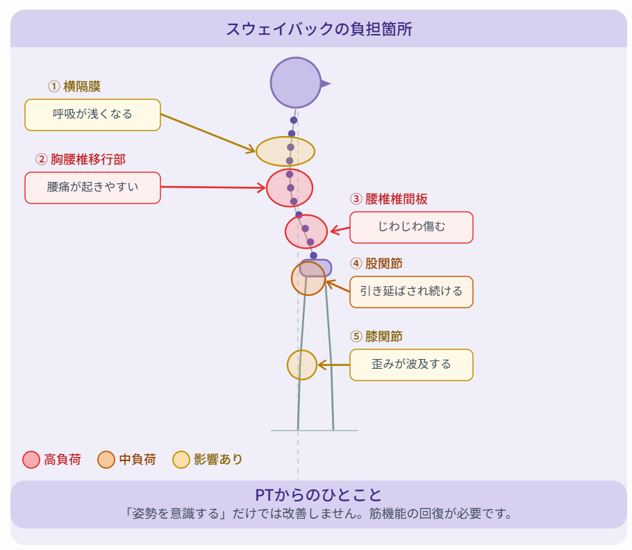 スウェイバックの影響図